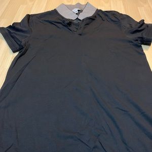 Calvin Klein Men’s Black Slim Fit Polo Shirt - SIZE MEDIUM
